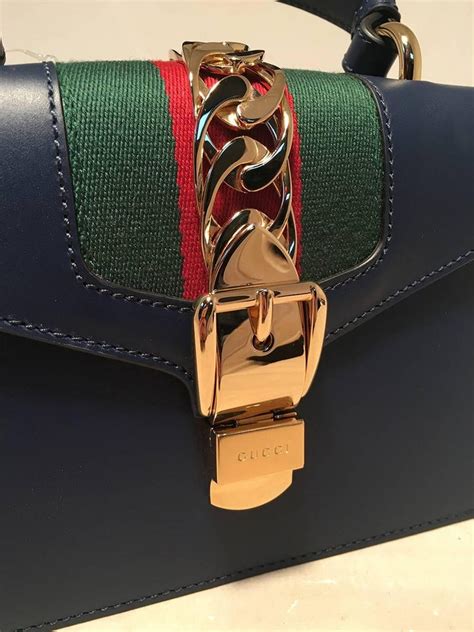 blue gucci sylvie|Gucci sylvie mini.